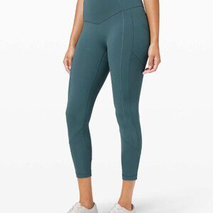 Lululemon All The Right Places Crop II in Desert Teal (size 6)